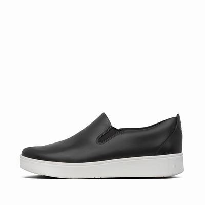 Fitflop Women's RALLY Slip-On Sneakers - Black, MB8537624